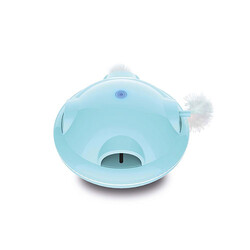 M-Pets Alpha İnteraktif Kedi Oyuncağı ​Mavi 20x20x9,8 Cm - Thumbnail