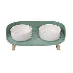 M-Pets Altitude Standlı Mama Kabı 2x450 Ml - Thumbnail