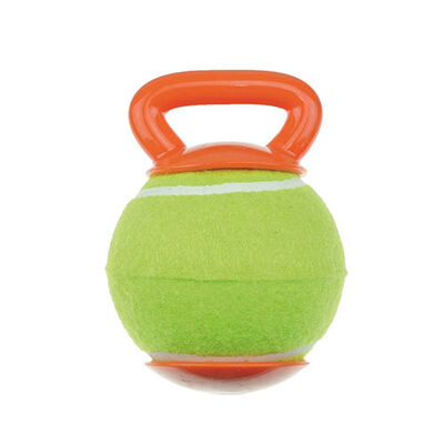 M-Pets Baggy Tutmalı Tenis Topu Köpek Oyuncağı Yeşil 18,4x12,7x12,7 Cm 