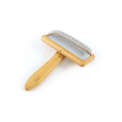 M-Pets Bambu İnce Telli Köpek Fırçası Large 12,2x15,5 Cm 