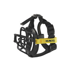 M-Pets Bark Guard Köpek Ağızlığı Sarı Siyah Large 19x14x9 Cm - Thumbnail