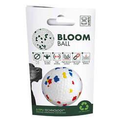 M-Pets - M-Pets Bloom Ball Parçalanmaz Top Köpek Oyuncağı Beyaz 7 Cm 