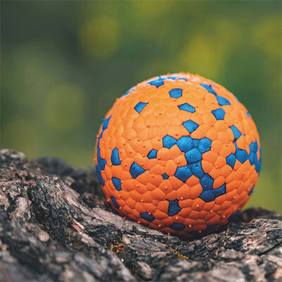 M-Pets Bloom Ball Parçalanmaz Top Köpek Oyuncağı Turuncu 7 Cm 