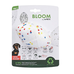 M-Pets - M-Pets Bloom Mini Rugby Parçalanmaz Köpek Oyuncağı 12 cm 
