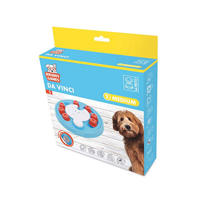 M-Pets Brainy Games Da Vinci Puzzle 2.Seviye Köpek Eğitim Oyuncağı 14x13,5x3 Cm 