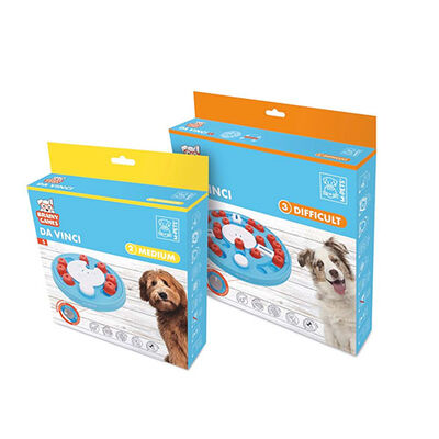 M-Pets Brainy Games Da Vinci Puzzle 2.Seviye Köpek Eğitim Oyuncağı 14x13,5x3 Cm 