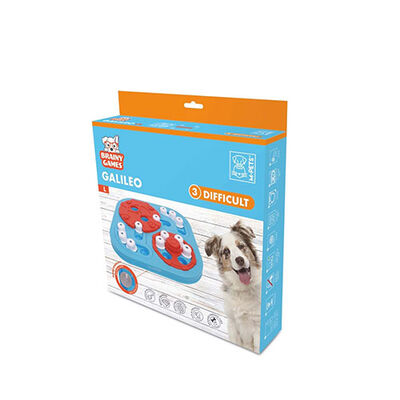 M-Pets Brainy Games Galileo Puzzle 3.Seviye Köpek Eğitim Oyuncağı 32,5x32,5x6,5 Cm 