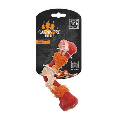 M-Pets Carnivore Boomerang Bone Pastırma Aromalı Kemik Köpek Oyuncağı Large 17,8x9,3x4,1 Cm 