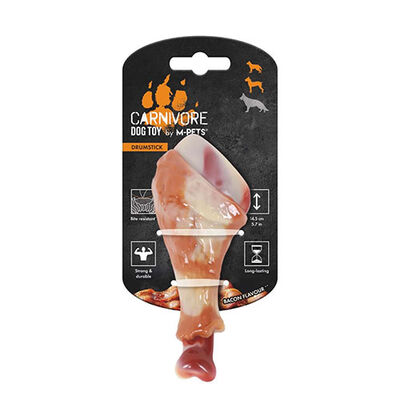 M-Pets Carnivore But Şeklinde Pastırma Aromalı Kemik Köpek Oyuncağı 12,4x6,1x3,5 Cm 