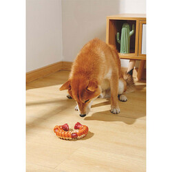 M-Pets Carnivore Ring Bone Pastırma Aromalı Kemik Köpek Oyuncağı Large 14x13,7x4,1 Cm - Thumbnail