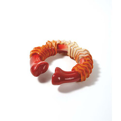 M-Pets Carnivore Ring Bone Pastırma Aromalı Kemik Köpek Oyuncağı Large 14x13,7x4,1 Cm - Thumbnail