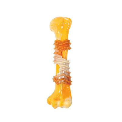 M-Pets Carnivore Ring Bone Pastırma Aromalı Kemik Köpek Oyuncağı Sarı Small 17,8x4,9x4 Cm 