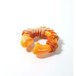 M-Pets Carnivore Ring Bone Pastırma Aromalı Kemik Köpek Oyuncağı Small 10,8x9,7x3,6 Cm - Thumbnail