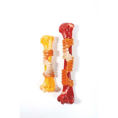 M-Pets Carnivore Stick Bone Pastırma Aromalı Kemik Köpek Oyuncağı Kırmızı Large 25,4x5,5x4,8 Cm 