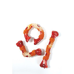 M-Pets Carnivore Stick Bone Pastırma Aromalı Kemik Köpek Oyuncağı Kırmızı Large 25,4x5,5x4,8 Cm - Thumbnail