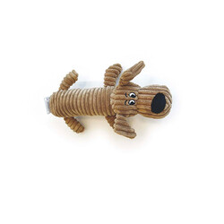 M-Pets Charly Peluş Köpek Oyuncağı Kahverengi 32x17x9 Cm - Thumbnail