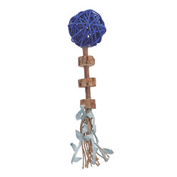 M-Pets Charmy Amulet Mavi Matatabili Kedi Oyuncağı 18 cm - Thumbnail