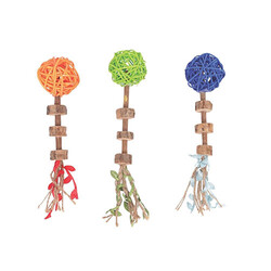 M-Pets Charmy Amulet Mavi Matatabili Kedi Oyuncağı 18 cm - Thumbnail