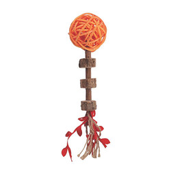 M-Pets Charmy Amulet Turuncu Matatabili Kedi Oyuncağı 18 cm - Thumbnail