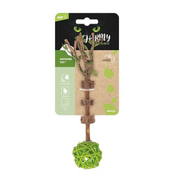 M-Pets - M-Pets Charmy Amulet Yeşil Matatabili Kedi Oyuncağı 18 cm 