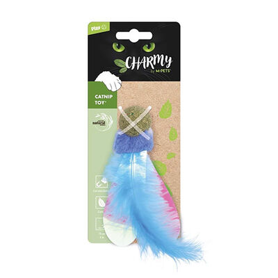 M-Pets Charmy Firefly Mavi Catnipli Kedi Oyuncağı 13 cm 
