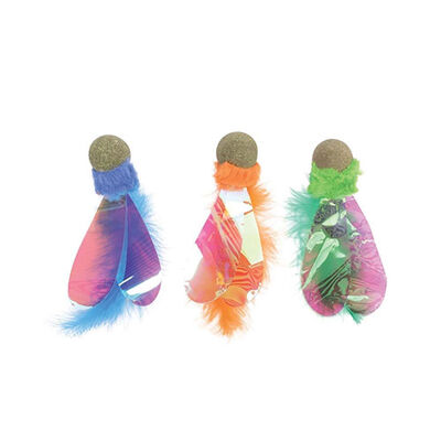 M-Pets Charmy Firefly Mavi Catnipli Kedi Oyuncağı 13 cm 
