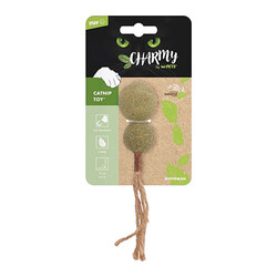 M-Pets - M-Pets Charmy Snowman Yeşil Matatabili ve Catnipli Kedi Oyuncağı 17 x 4 x 4 cm 