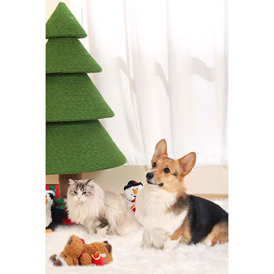 M-Pets Christmas Frosty Noel Kardan Adam Köpek Oyuncağı 24x19x13cm 