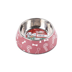 M-Pets - M-Pets Christmas Melamin Metal Kedi ve Köpek Mama Kabı 350 Ml 