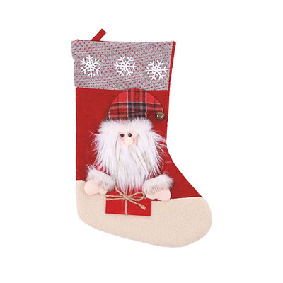 M-Pets Christmas Stocking Noel Çorabı Köpek Oyuncağı 22x46x2 Cm 