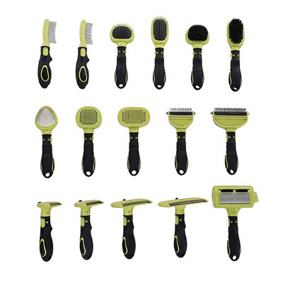 M-Pets Click & Groom Basmalı Masaj Uçlu Kedi ve Köpek Fırçası Small 8 x 6,5 x 5 cm 