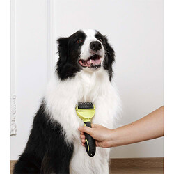 M-Pets Click & Groom Kıtık Açıcı Kedi ve Köpek Tarağı XLarge 18,2x7,2x2,8 Cm - Thumbnail