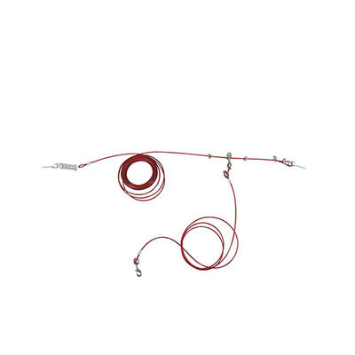 M-Pets Compansatör Çelik Köpek Bahçe Bağlama Halatı 15 M 