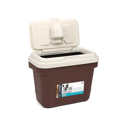 M-Pets - M-Pets Container Mama Saklama Kovası 11,8 Kg Kahverengi 