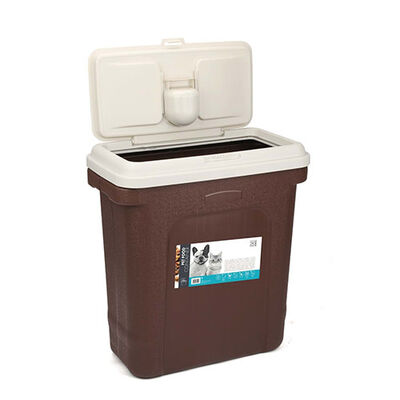 M-Pets Container Mama Saklama Kovası 20,5 Kg Kahverengi 