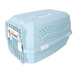 M-Pets - M-Pets Corsa Carriers Kedi ve Küçük Irk Köpek Taşıma Kabı Mavi Medium 57x38x33 Cm 