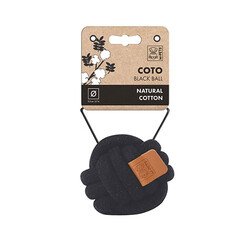 M-Pets - M-Pets Coto Örgü Top Köpek Oyuncağı Siyah 9,5 Cm 