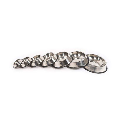 M-Pets Crock Paslanmaz Çelik Kedi ve Köpek Mama ve Su Kabı Medium 21,5x4,8 Cm 610 Ml 