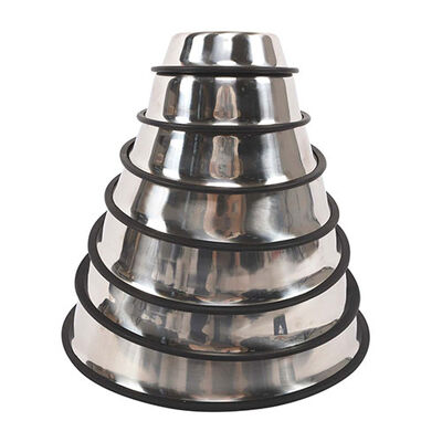 M-Pets Crock Paslanmaz Çelik Kedi ve Köpek Mama ve Su Kabı XL 29,5x7 Cm 1560 Ml 