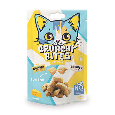 M-Pets Crunchy Bites Peynirli Kedi Ödül Maması 60 Gr 