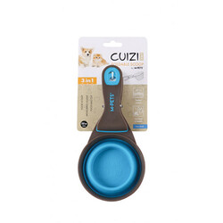 M-Pets - M-Pets Cuizi 3in1 Fonksiyonel Mama Ölçü Kabı Mavi 237 Ml 
