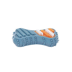 M-Pets Dental Squeaky Bone Mavi Diş Fırçalı Köpek Oyuncağı 14,2 x 7 x 4 cm - Thumbnail