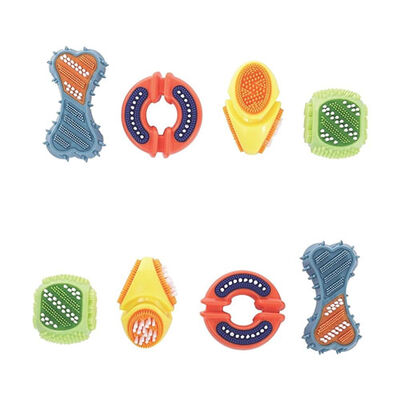 M-Pets Dental Squeaky Ring Diş Fırçalı Köpek Oyuncağı 10,6 x 10 x 3,8 cm 