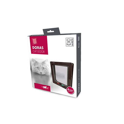 M-Pets Doras 4 Yönlü Kedi Kapısı Karışık Renkli 25x23,3 Cm 