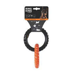 M-Pets - M-Pets Double Ring King Köpek Oyuncağı 2'li 20x12,7x2,2 Cm 