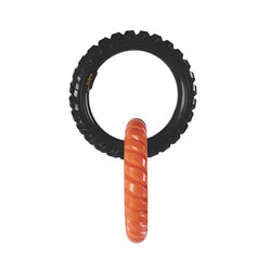 M-Pets Double Ring King Köpek Oyuncağı 2'li 20x12,7x2,2 Cm - Thumbnail