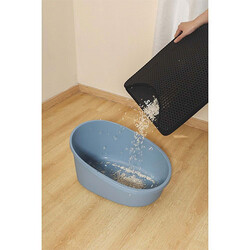 M-Pets Duplex Elekli Kedi Kumu Paspası Siyah 45x65 Cm - Thumbnail