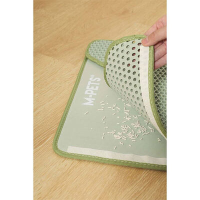 M-Pets Duplex Elekli Kedi Kumu Paspası Yeşil 45x65 Cm 