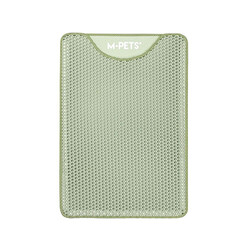 M-Pets Duplex Elekli Kedi Kumu Paspası Yeşil 45x65 Cm - Thumbnail
