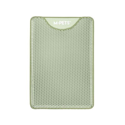 M-Pets Duplex Elekli Kedi Kumu Paspası Yeşil 45x65 Cm 